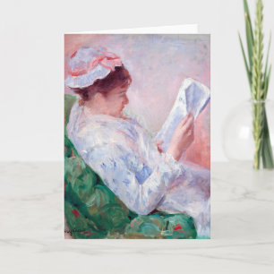 Woman Reading, Mary Cassatt Kort