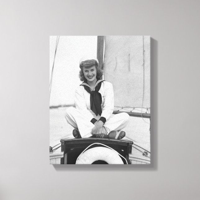 Woman Sailor Canvastryck (Framsida)