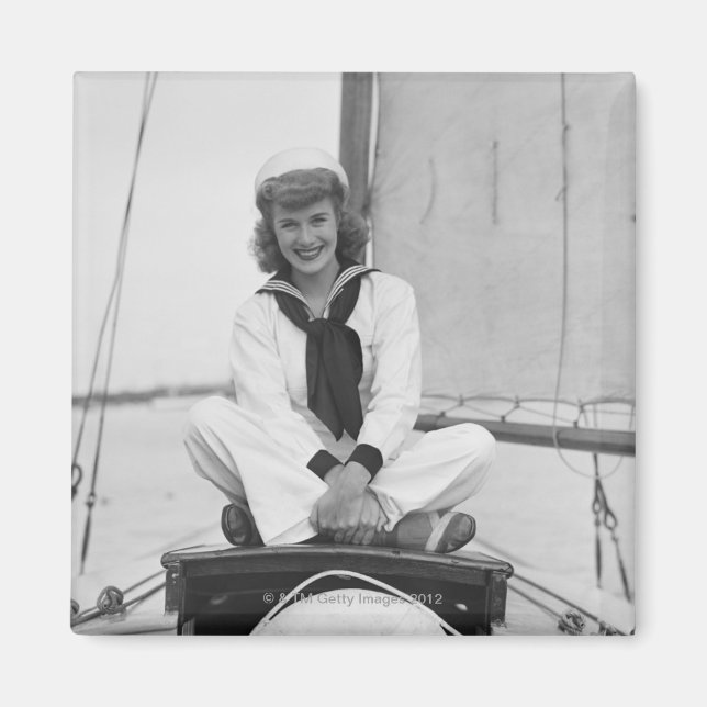 Woman Sailor Magnet (Framsidan)
