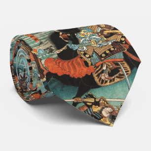 WOMAN SAMURAI TOMOE GOZEN HORSEBACK I BATTLE SLIPS