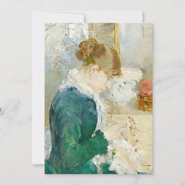 Woman Sewing | Berthe Morisot (Framsida)