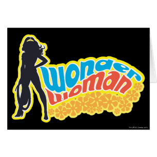 Woman Silhouette Hälsningskort