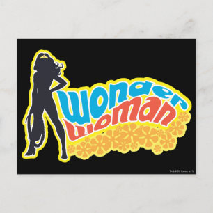 Woman Silhouette Vykort