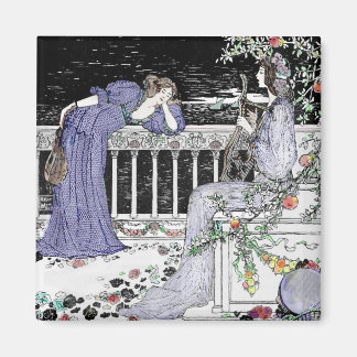 Woman Singing till hennes vän Magnet