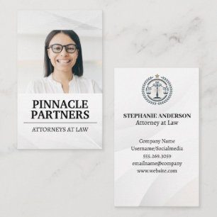 Woman Smiling Juridisk Logotyp Visitkort