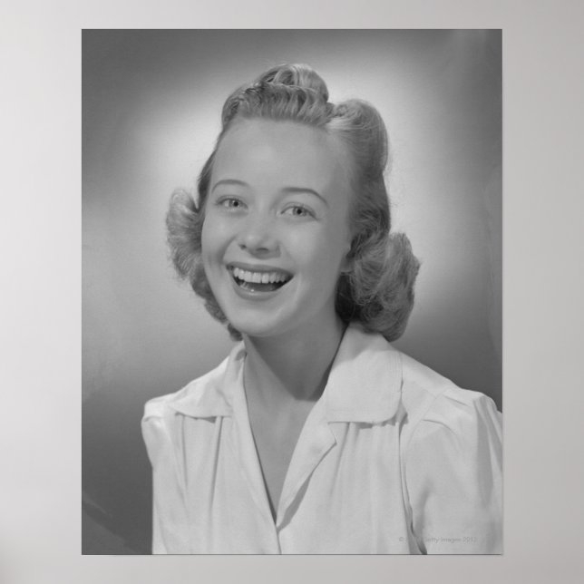 Woman Smiling Poster (Framsidan)