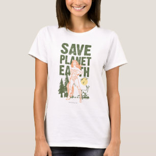  Woman Spara Planet Earth Tee Shirt