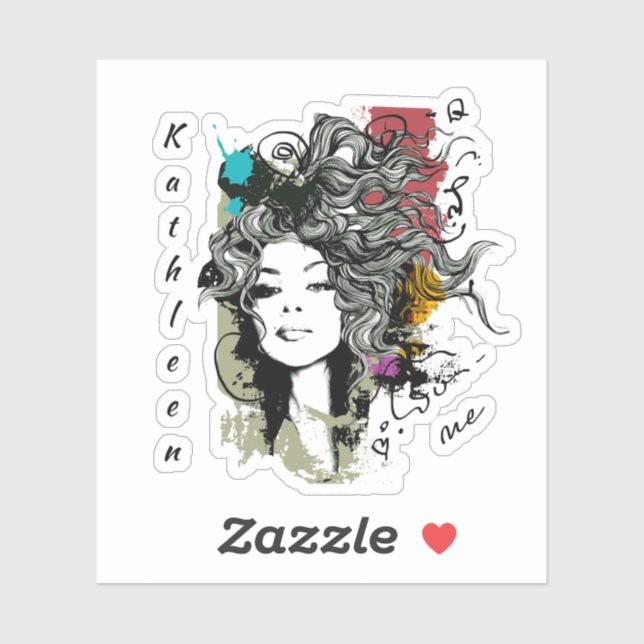 Woman Strong Emdriven Klistermärken (Ark)