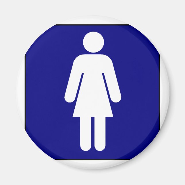 Woman Symbol Magnet (Framsidan)