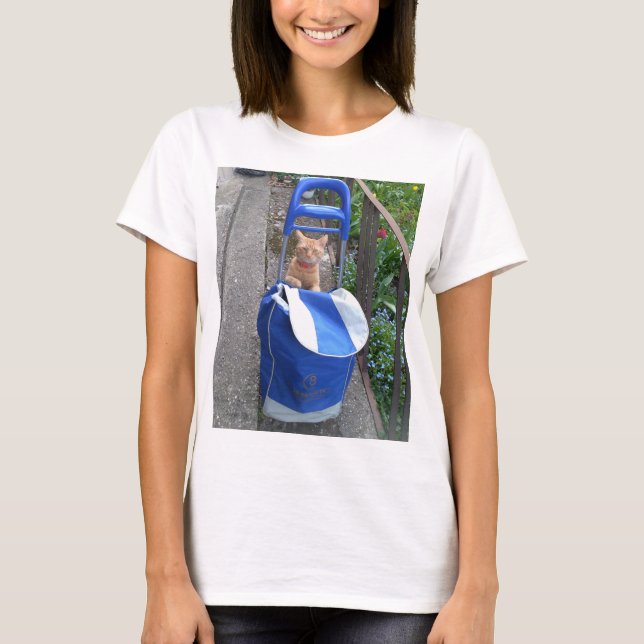 Woman T-Shirt Ginger Cat (Framsida)