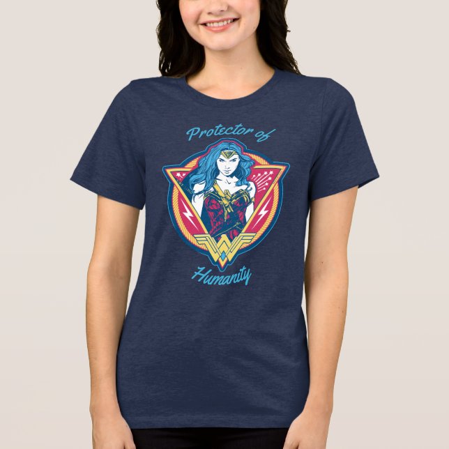  Woman Tri-Färg Graphic Tee (Framsida)