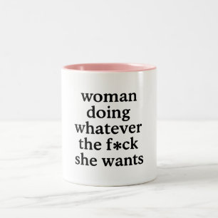 Woman Två-Tonad Mugg