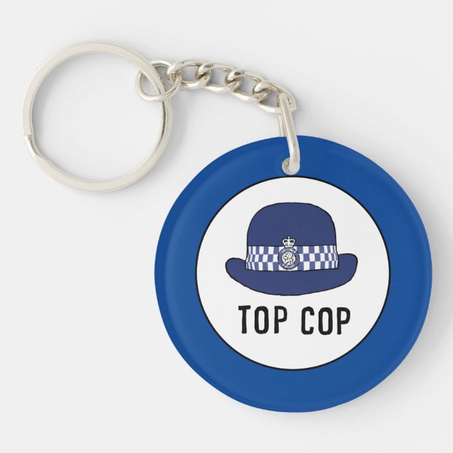 Woman UK Police Officer eller WPC Nyckelring (Framsidan)