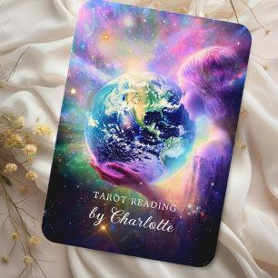 Woman Universe Energy Heiler Reiki Spirituell Visitkort