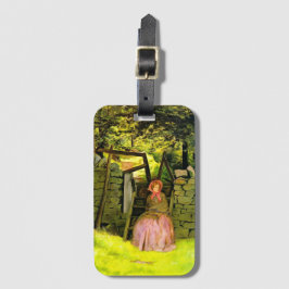 Woman Waiting (av John Everett Millais) Bagagebricka