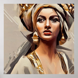 Woman Wall Decor, Sheba drottning Poster