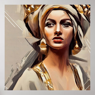 Woman Wall Decor, Sheba drottning Poster