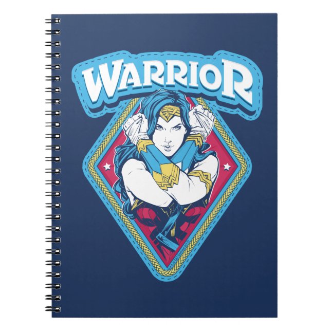  Woman Warrior Graphic Anteckningsbok (Framsidan)