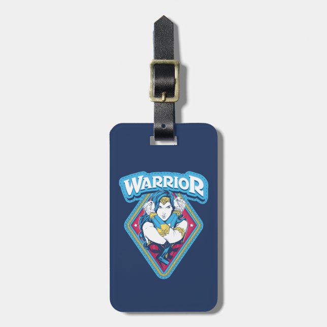  Woman Warrior Graphic Bagagebricka (Vertikal Framsida)