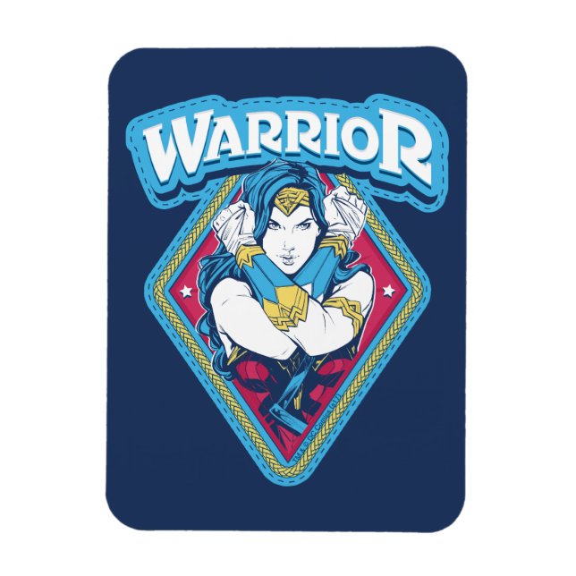  Woman Warrior Graphic Magnet (Vertikal)