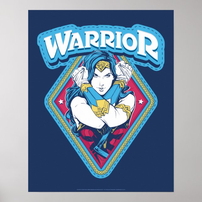  Woman Warrior Graphic Poster (Framsidan)