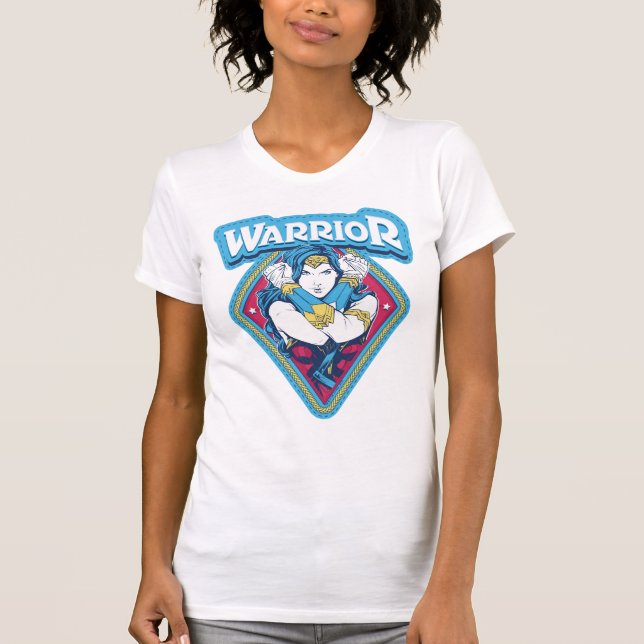  Woman Warrior Graphic Tee Shirt (Framsida)
