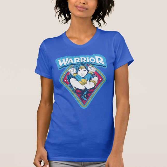  Woman Warrior Graphic Tee Shirt (Framsida)