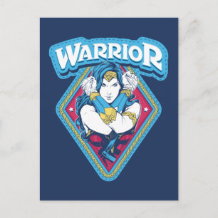  Woman Warrior Graphic Vykort