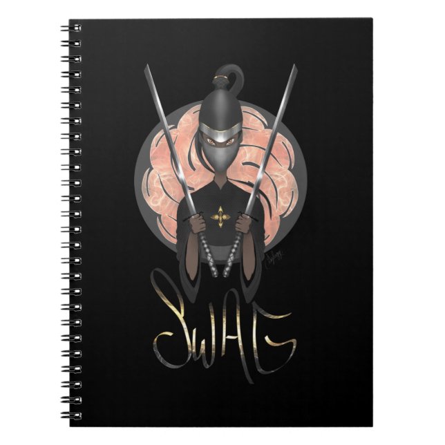 Woman Warrior Strong Anteckningsbok (Framsidan)