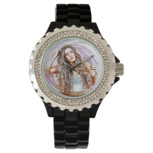 Woman Watch Enamel Band Mujer Reloj Esmalte Crysta Armbandsur