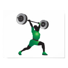 Woman Weightlyftande