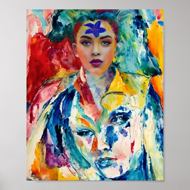 Woman with a woman poster (Framsidan)