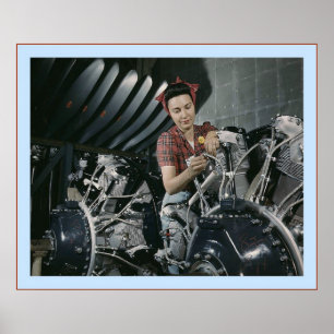 Woman Worker Poster