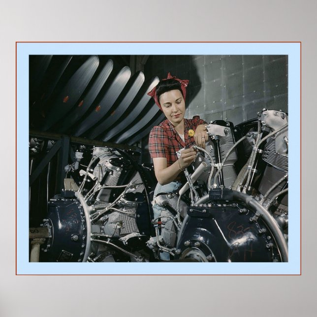 Woman Worker Poster (Framsidan)