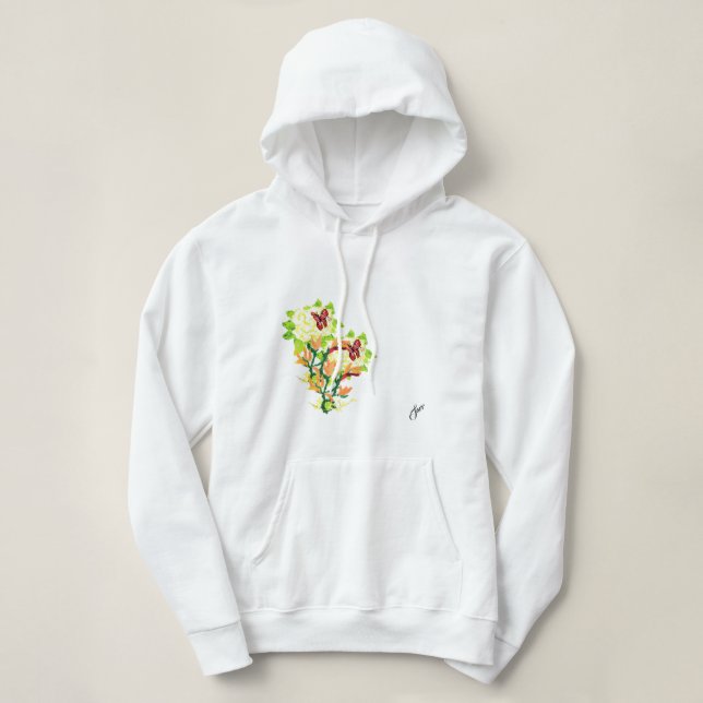 Womans Hoodie : Asiatisk tid för skönhet T Shirt (Design framsida)