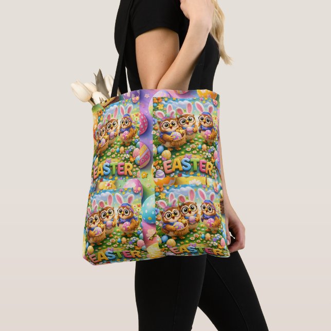 Woman's tote bag, Easter accessories bags Tygkasse (Närbild)