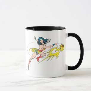 WomanThrows Krona Mugg