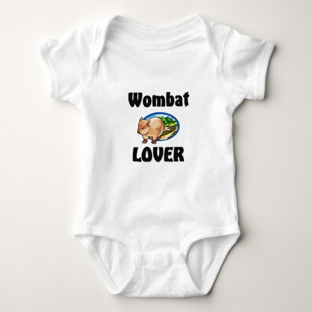 Wombat älskare tee shirt (Framsida)