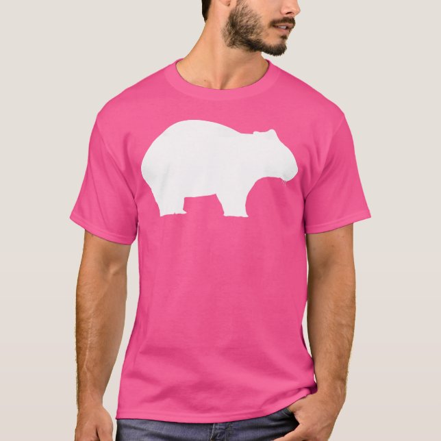 Wombat Australia T Shirt (Framsida)