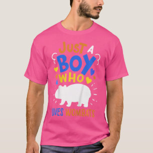 Wombat, bara en pojke som Kärlek kvinnor T Shirt