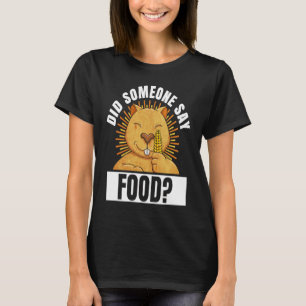 Wombat behöver mat Quote Cute Rodent Animal T Shirt