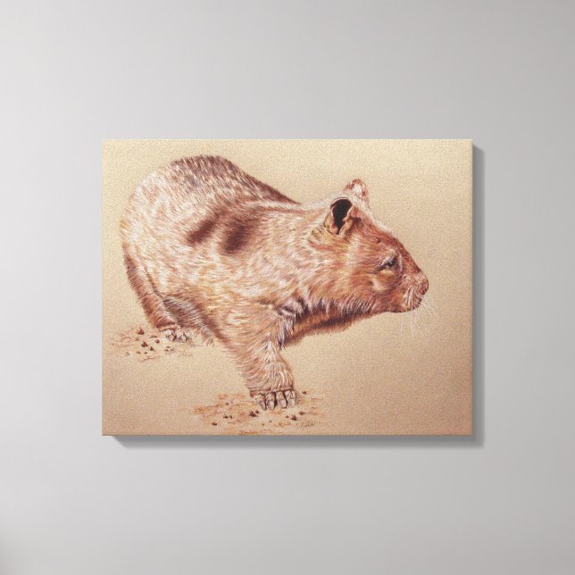 Wombat Canvastryck (Framsida)