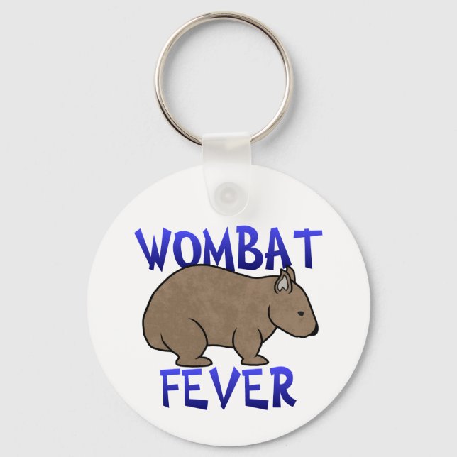 Wombat Fever II Nyckelring (Framsida)