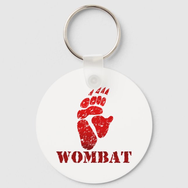 Wombat Footprint II O1 Nyckelring (Framsida)