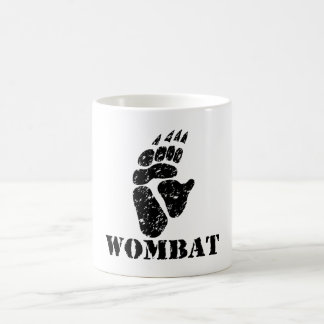 Wombat fotspår kaffemugg