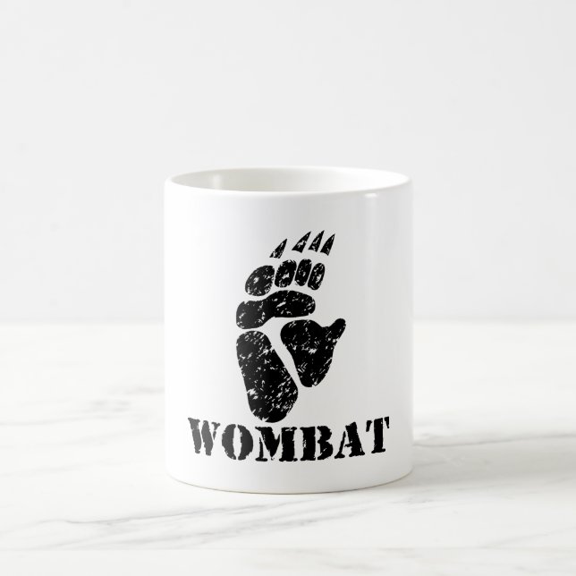 Wombat fotspår kaffemugg (Center)