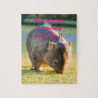 Wombat Funny Cute Australian Nature Photography Pussel
