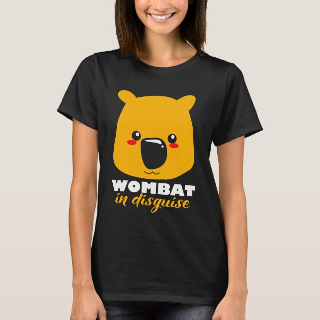 Wombat Funny Disguise Marsupial Australien Koala T Shirt (Framsida)