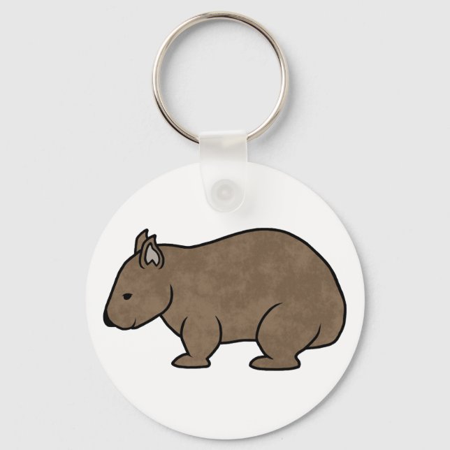 Wombat Graphic Nyckelring (Framsida)