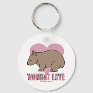 Wombat kärlek II Nyckelring
